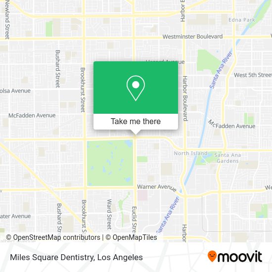 Mapa de Miles Square Dentistry