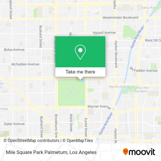 Mapa de Mile Square Park Palmetum