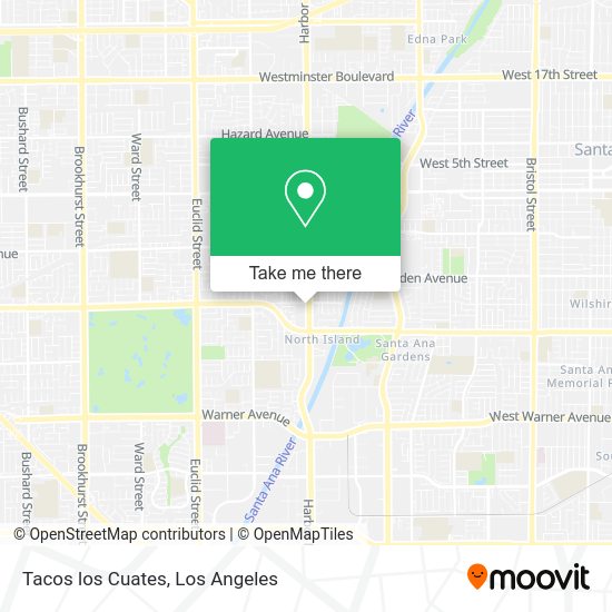 Tacos los Cuates map