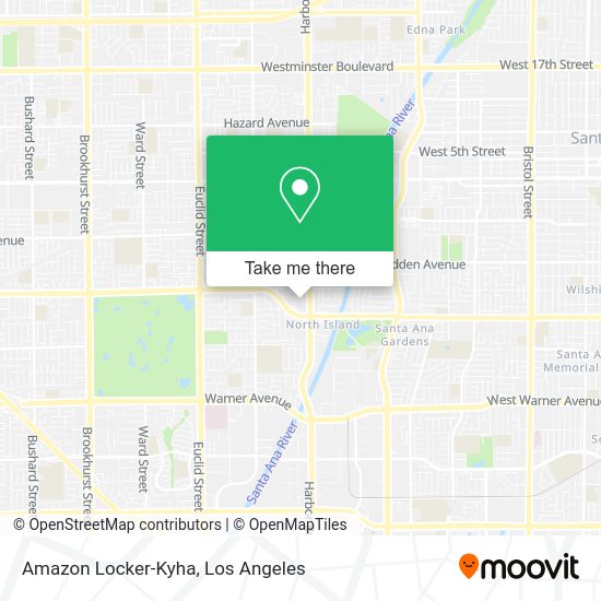 Amazon Locker-Kyha map