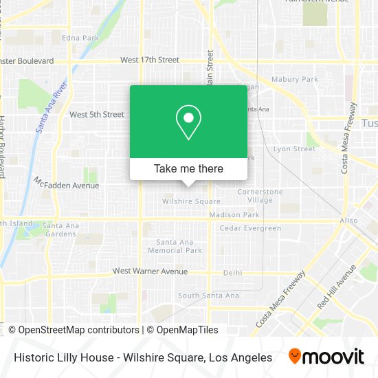 Historic Lilly House - Wilshire Square map