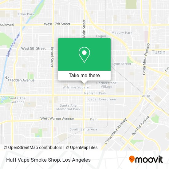 Huff Vape Smoke Shop map
