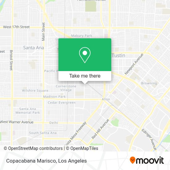 Copacabana Marisco map