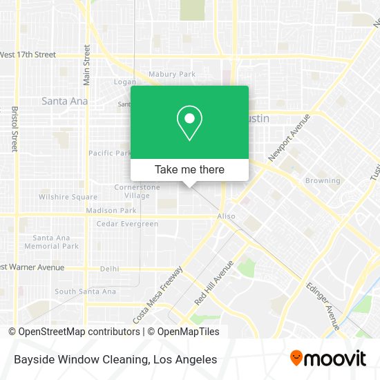 Bayside Window Cleaning map
