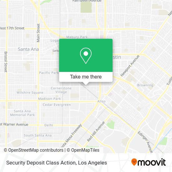 Mapa de Security Deposit Class Action