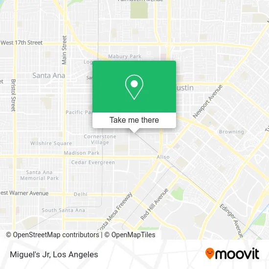 Miguel's Jr map