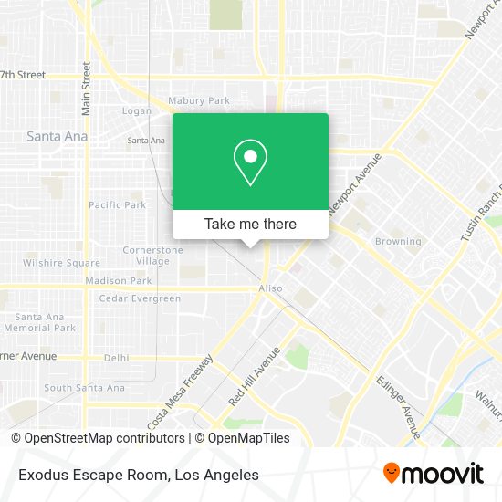 Exodus Escape Room map
