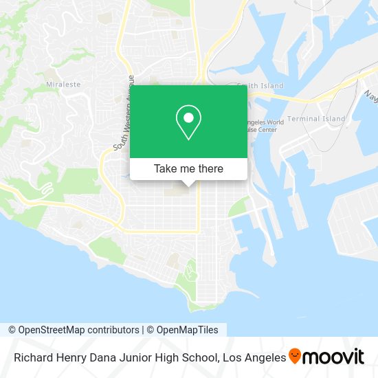 Mapa de Richard Henry Dana Junior High School