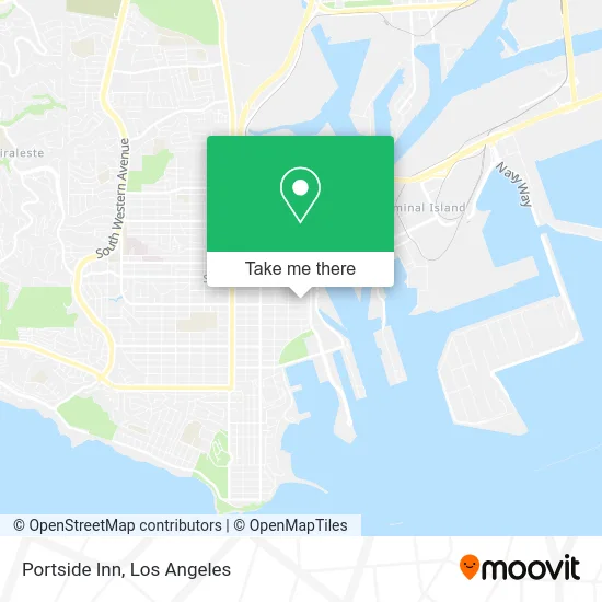 Portside Inn map