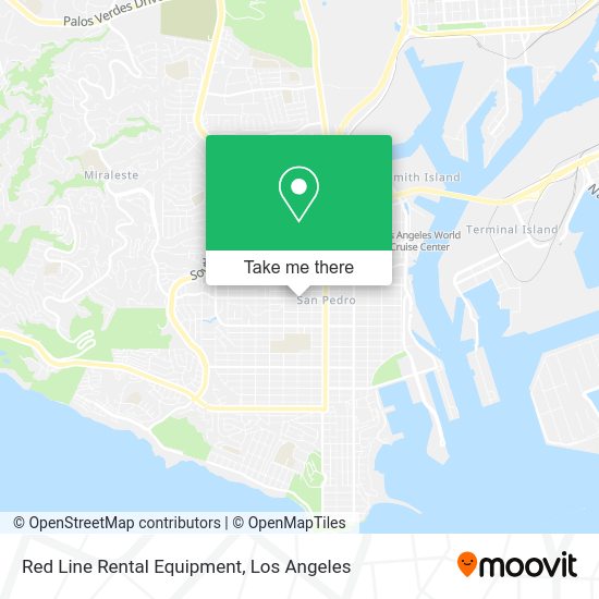 Mapa de Red Line Rental Equipment