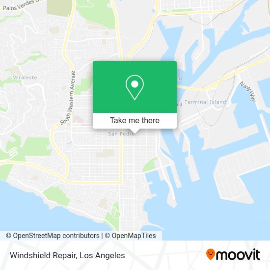 Windshield Repair map