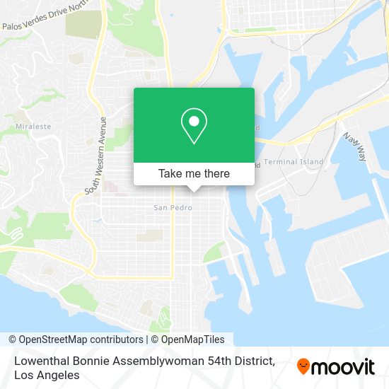 Lowenthal Bonnie Assemblywoman 54th District map