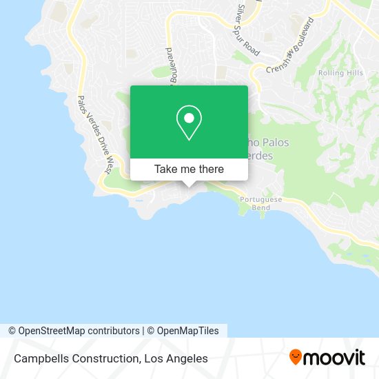 Campbells Construction map