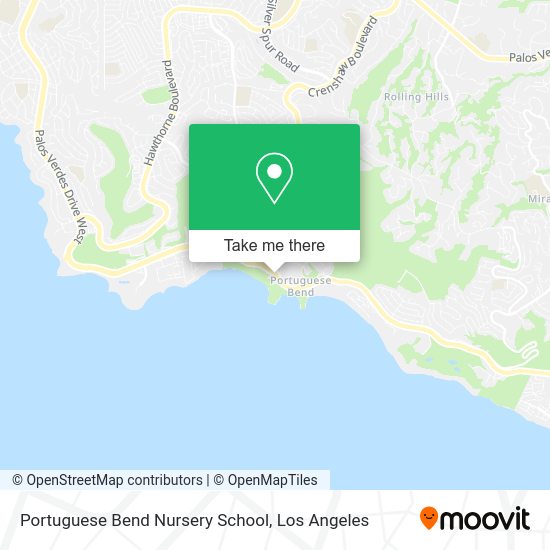 Portuguese Bend Nursery School map