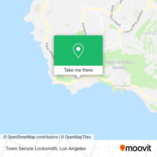Mapa de Town Secure Locksmith