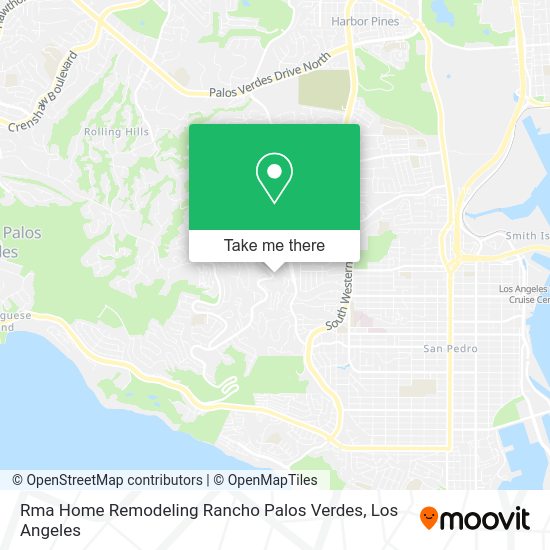 Rma Home Remodeling Rancho Palos Verdes map