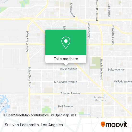 Sullivan Locksmith map