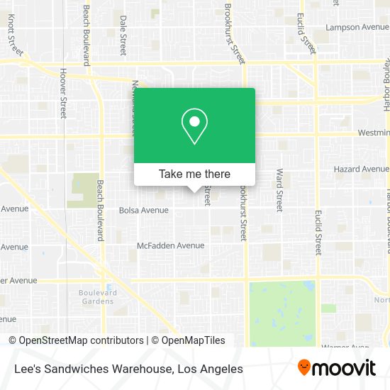 Lee's Sandwiches Warehouse map