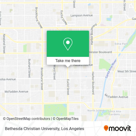 Bethesda Christian University map