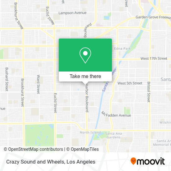 Crazy Sound and Wheels map