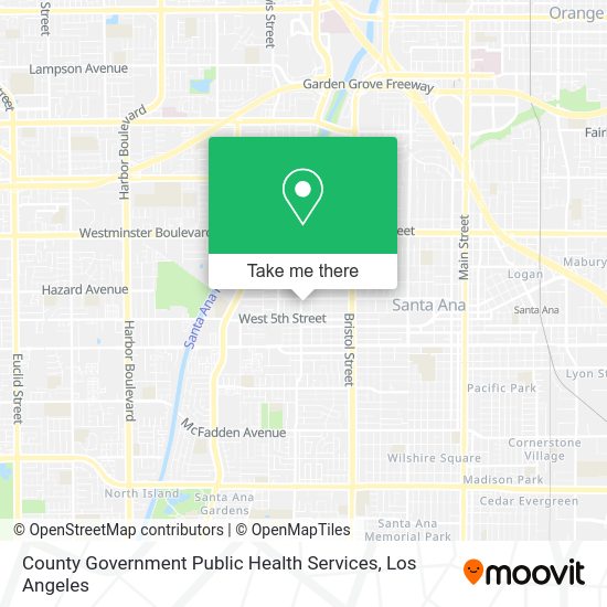 Mapa de County Government Public Health Services