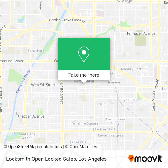Mapa de Locksmith Open Locked Safes