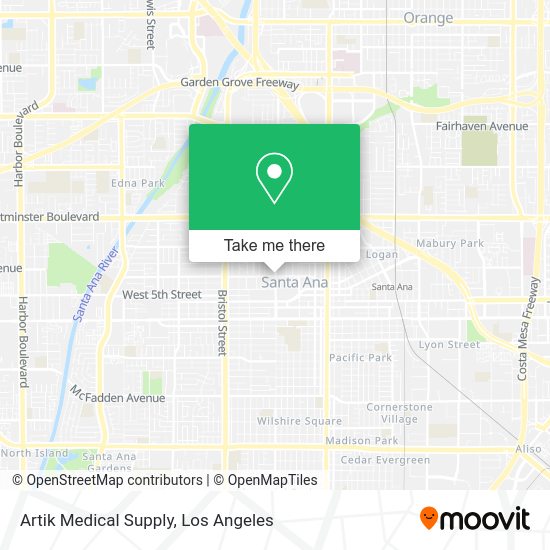Artik Medical Supply map