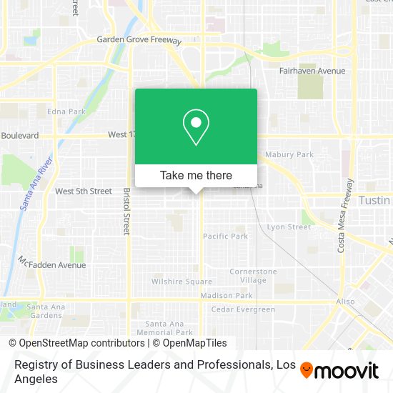 Registry of Business Leaders and Professionals map