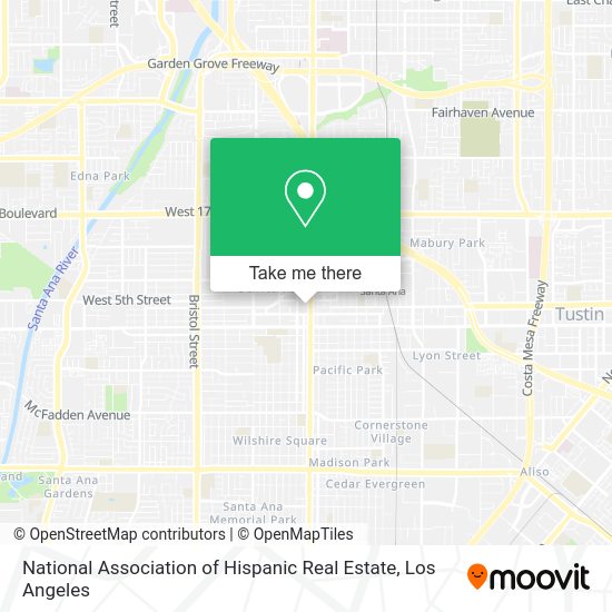 National Association of Hispanic Real Estate map