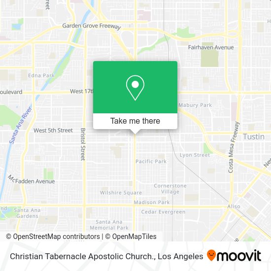 Mapa de Christian Tabernacle Apostolic Church.