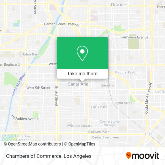 Chambers of Commerce map