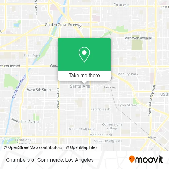 Chambers of Commerce map