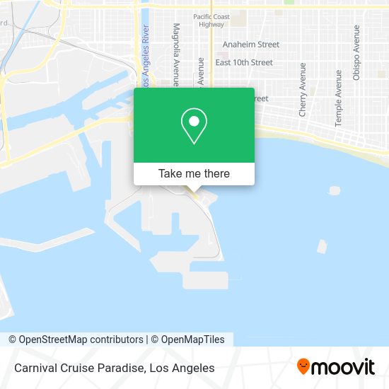 Mapa de Carnival Cruise Paradise