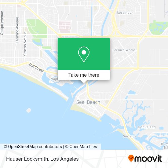 Hauser Locksmith map