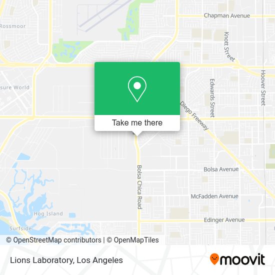 Lions Laboratory map