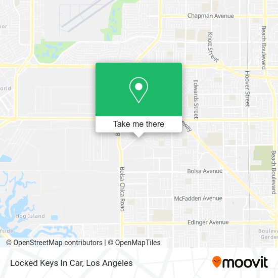 Mapa de Locked Keys In Car