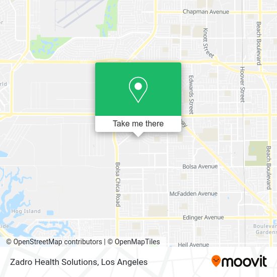 Zadro Health Solutions map