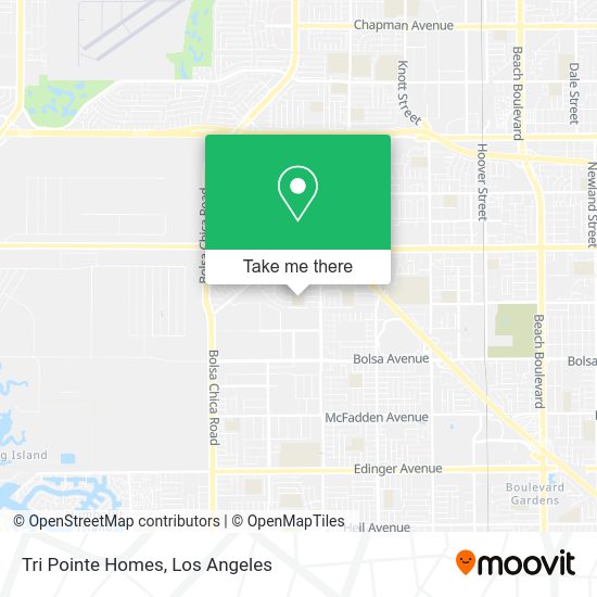 Mapa de Tri Pointe Homes