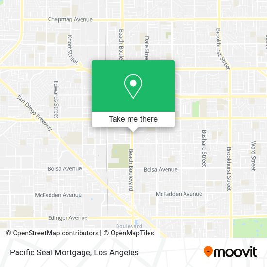 Pacific Seal Mortgage map