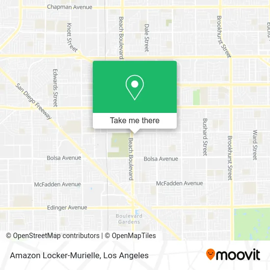 Amazon Locker-Murielle map