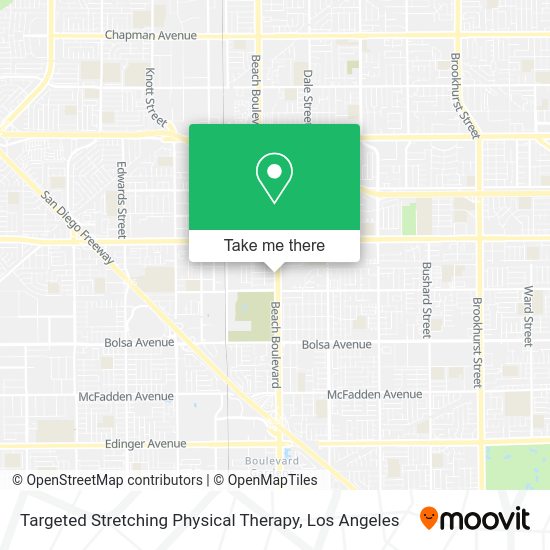 Targeted Stretching Physical Therapy map