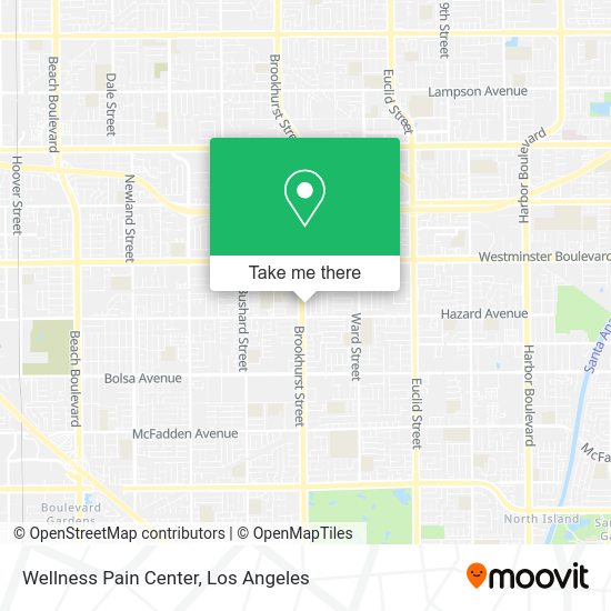 Wellness Pain Center map