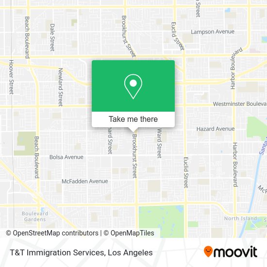 T&T Immigration Services map
