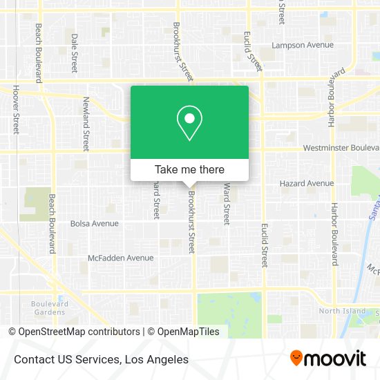 Contact US Services map