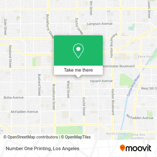 Number One Printing map