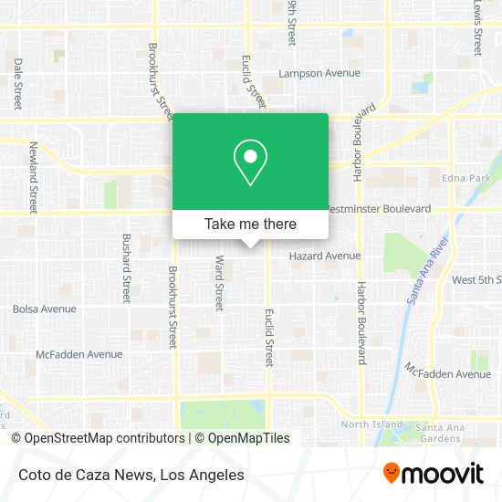 Coto de Caza News map