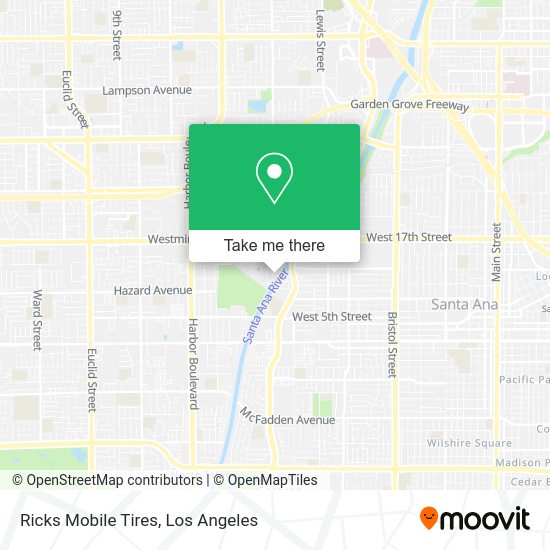 Mapa de Ricks Mobile Tires