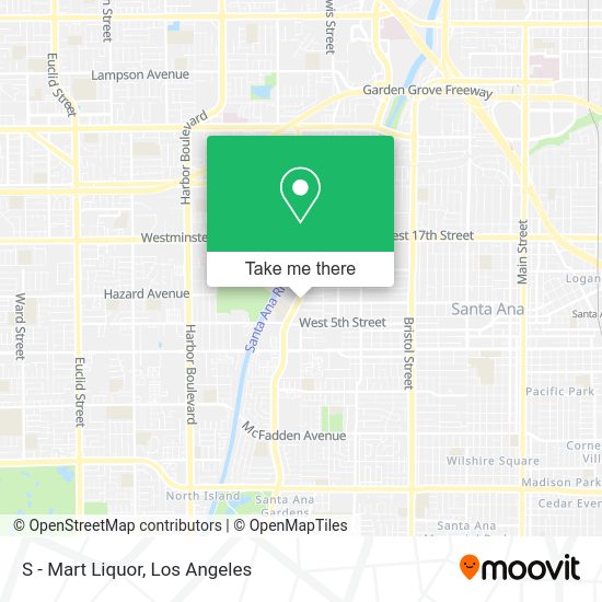 Mapa de S - Mart Liquor