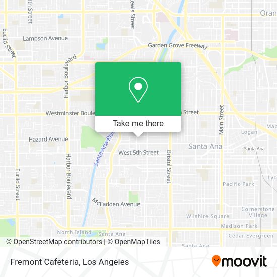 Fremont Cafeteria map