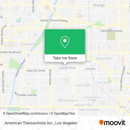American Transactions Inc. map